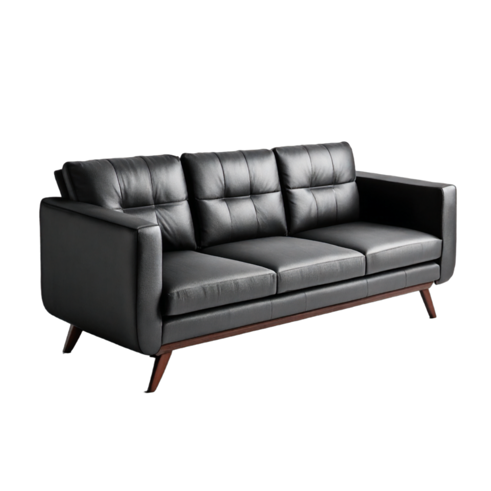 Collection of luxurious elegant cozy leather patterned sofa with