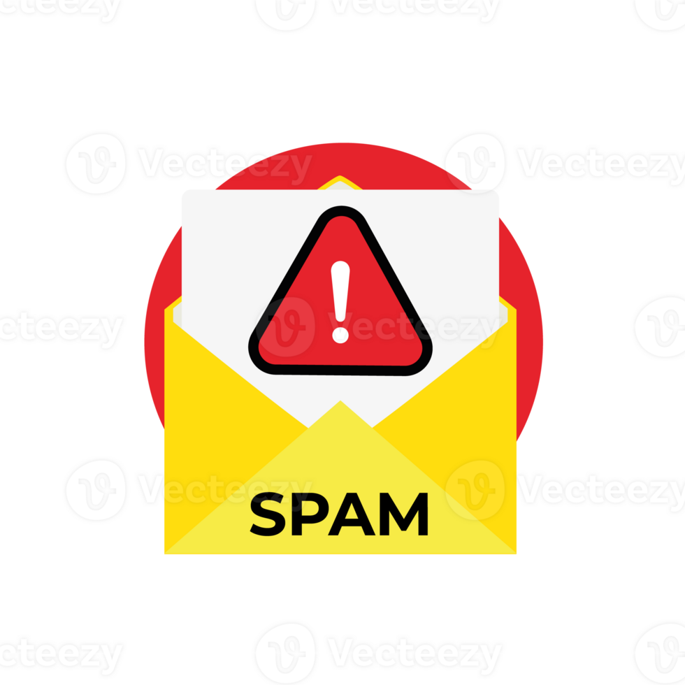 SPAM email icon. Advertising, phishing, distribution of malware through spam messages. Spam email message distribution, malware spreading virus png