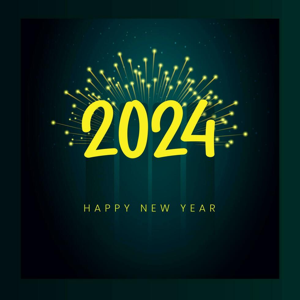 Happy New Year 2024 34115312 Vector Art at Vecteezy