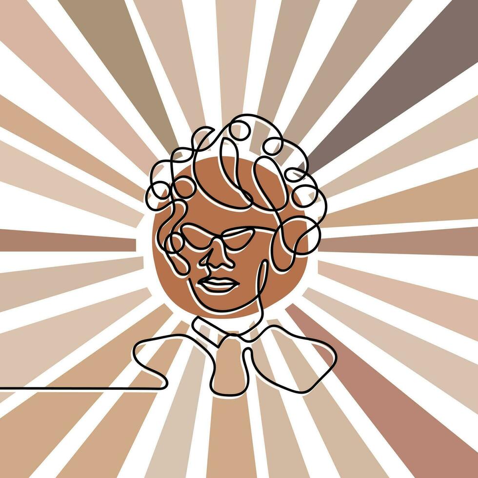 a famous african american hero Shirley Chisholm. vector