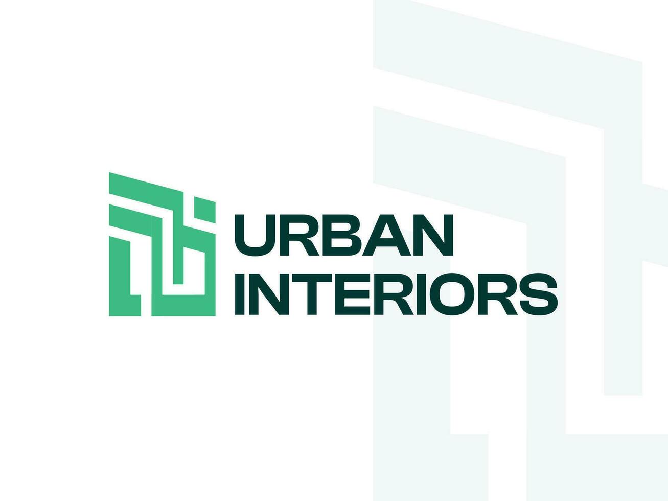Urban Build Logo template for real estate and building vector