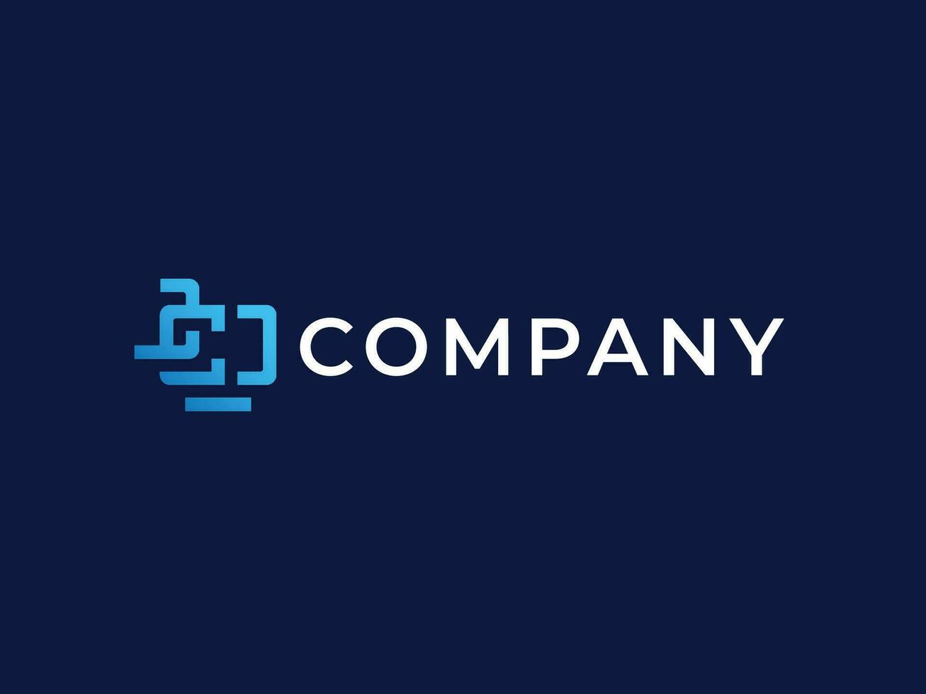 Logo Concept for Computer Repair Service vector