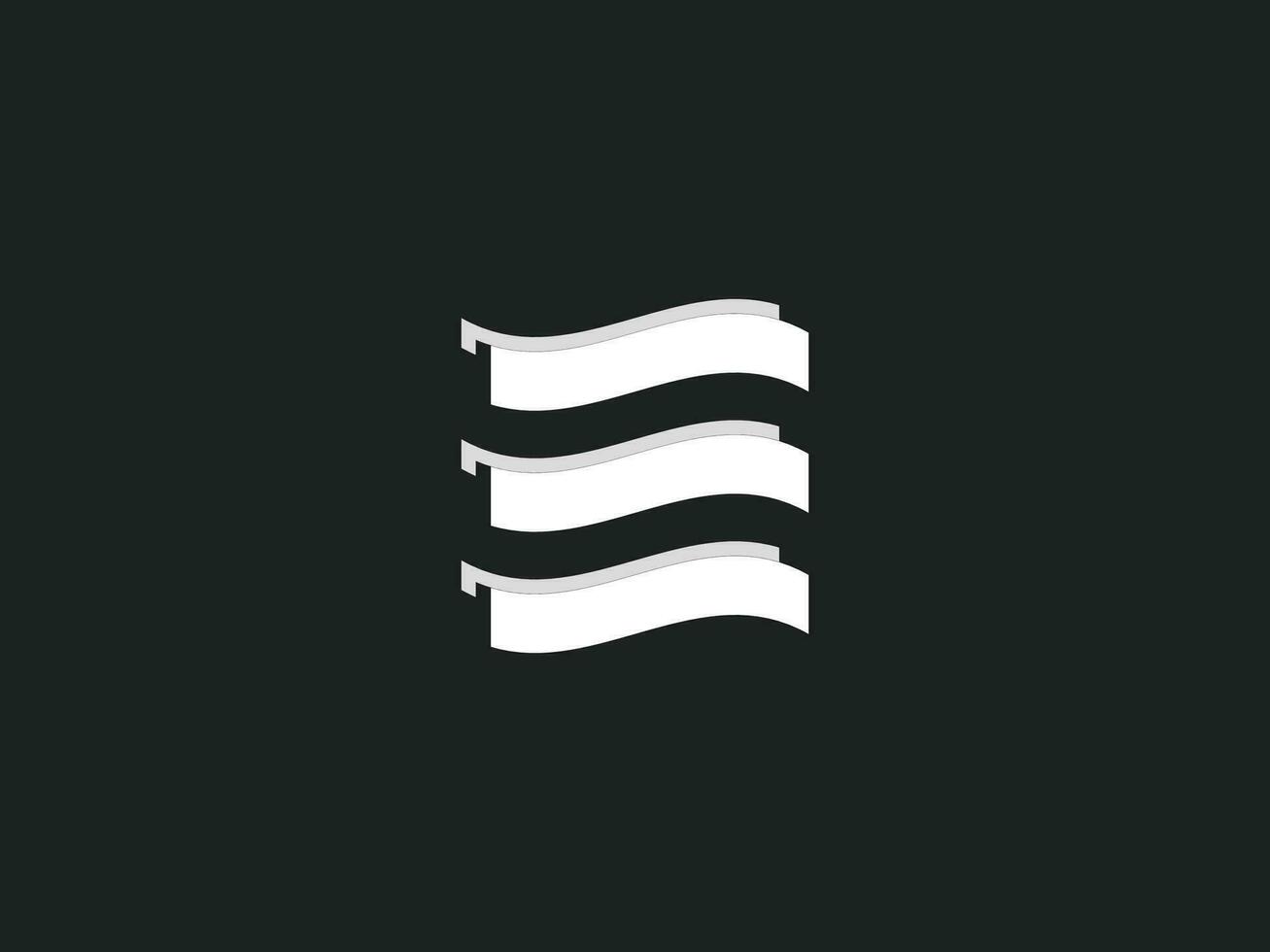 Simple and Elegant Monogram Logo Concept vector