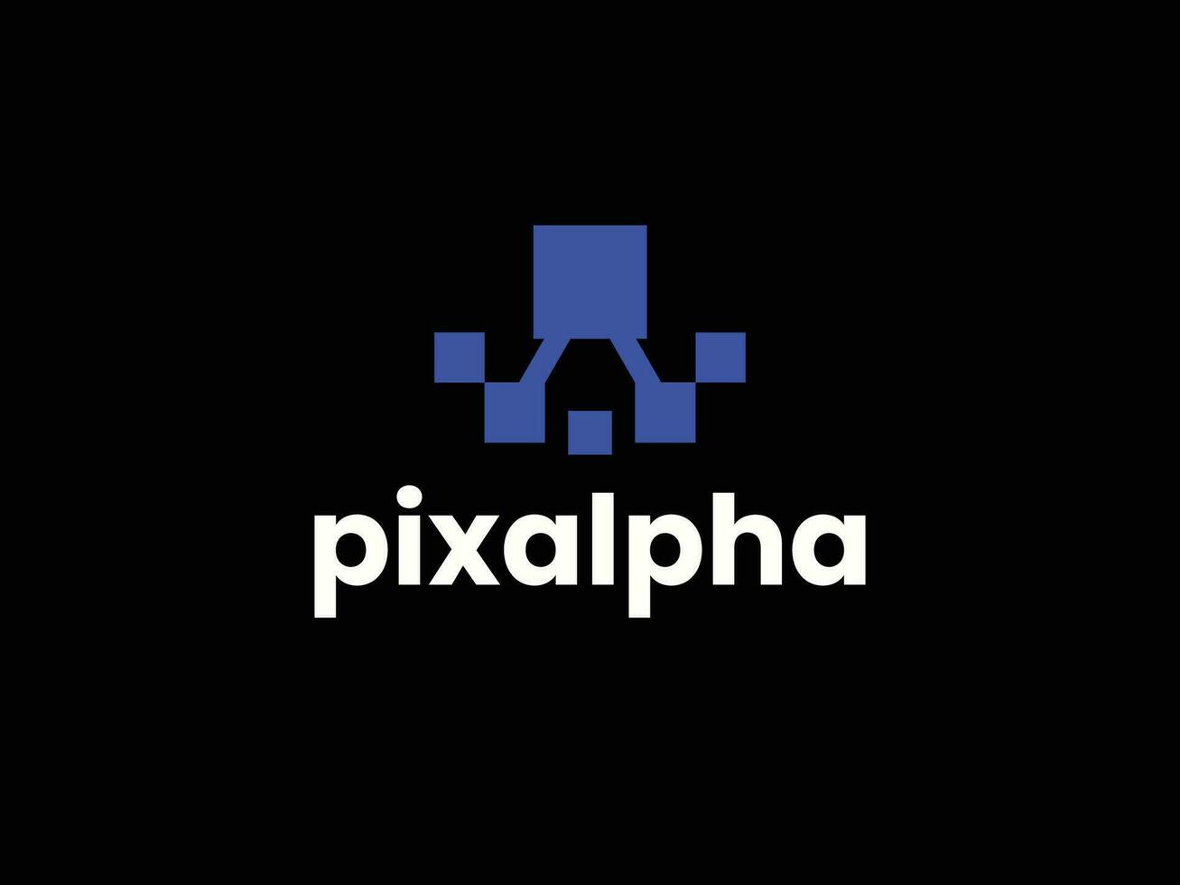 Modern Logo Concept for Pixel Tech vector
