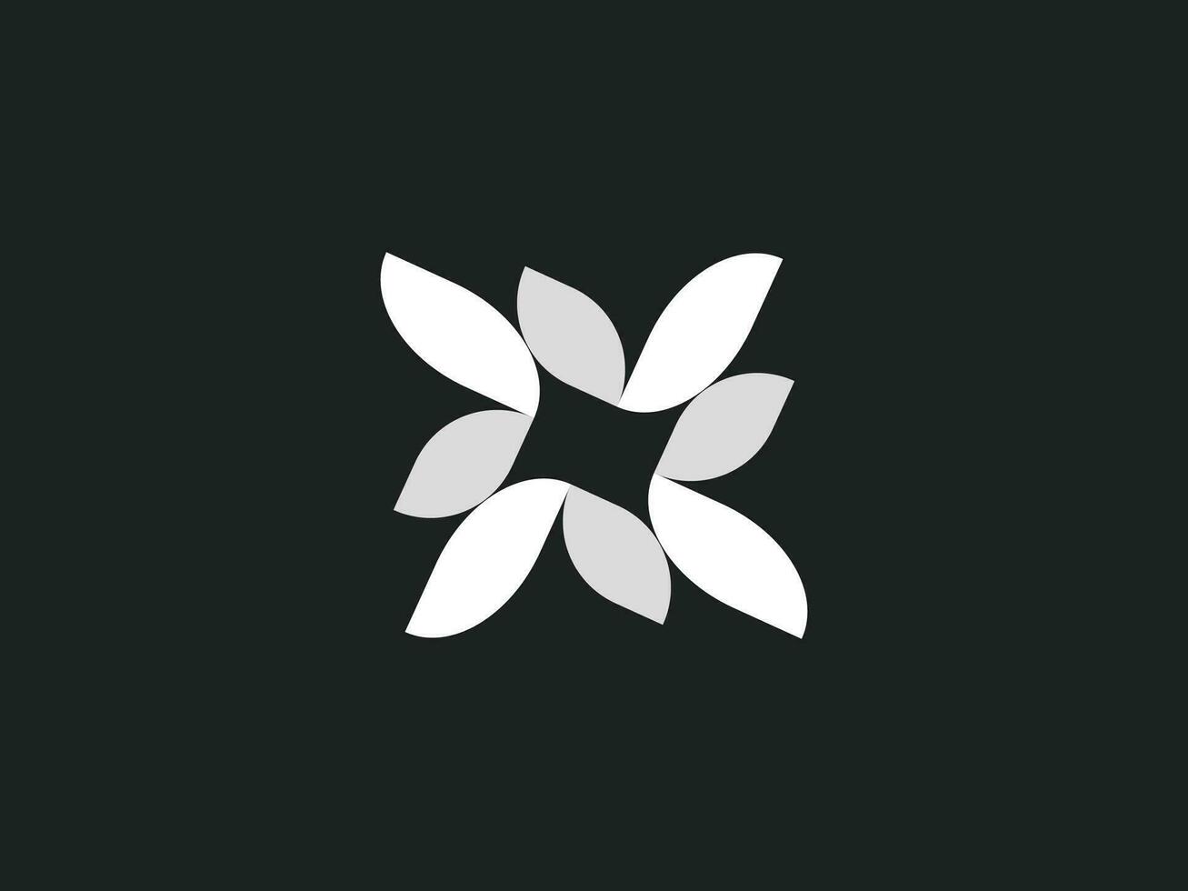 Simple and Elegant Monogram Logo Concept vector