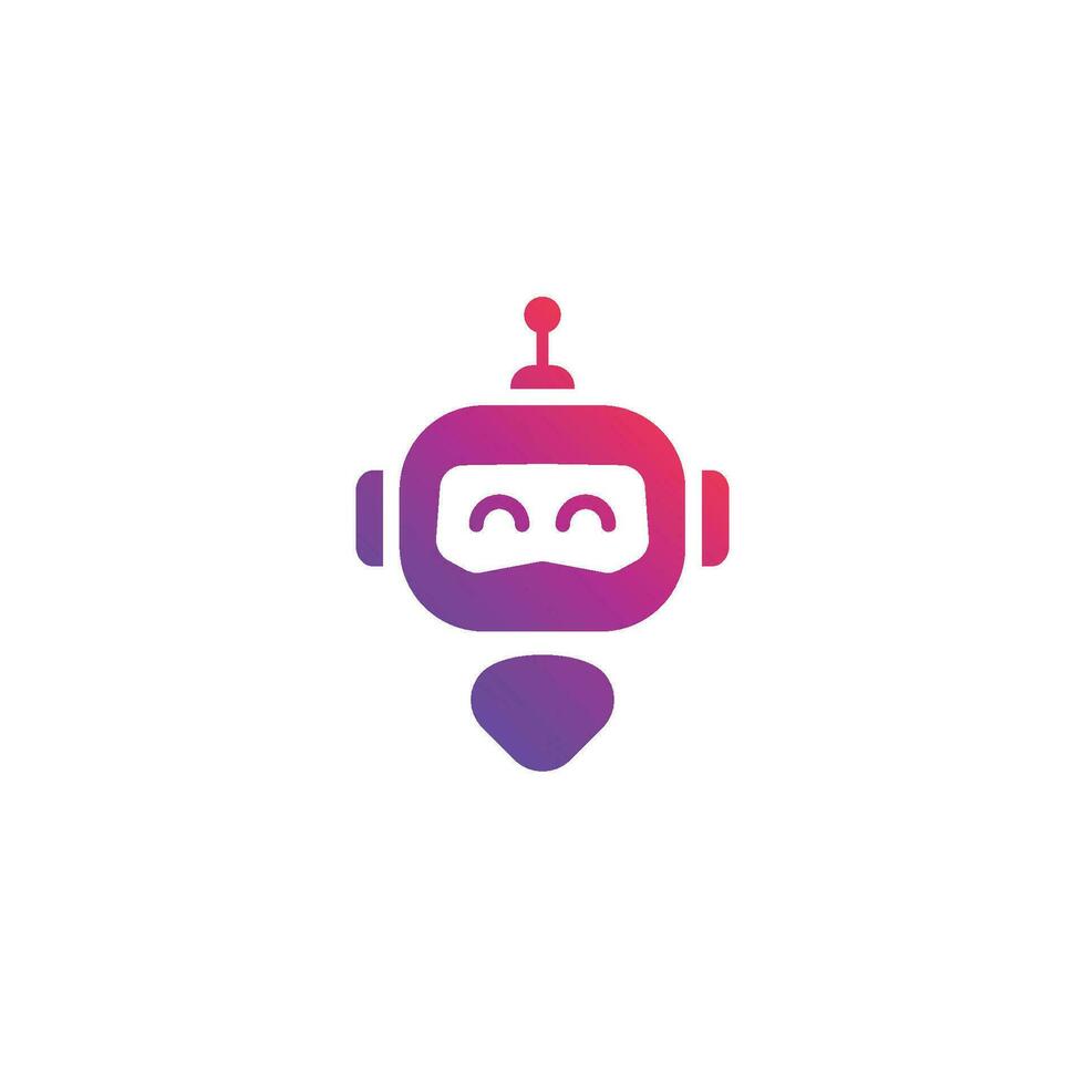 Modern AI Robots Logo Template vector