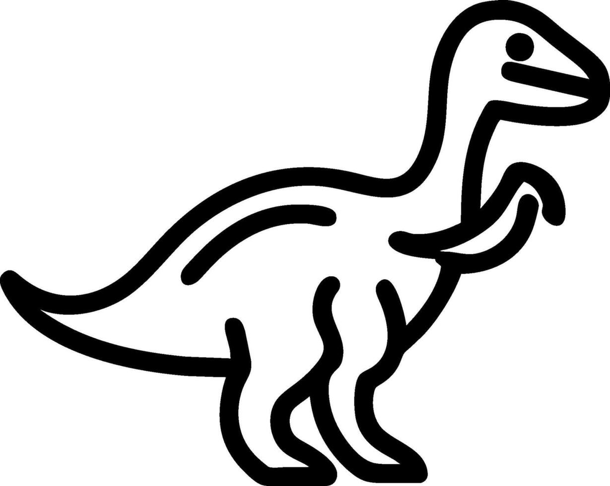 Dinosaur pattern coloring book vector