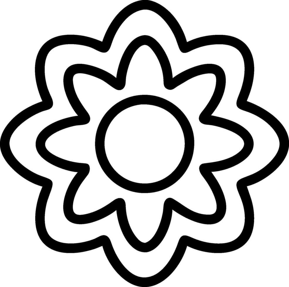 flower coloring book vector