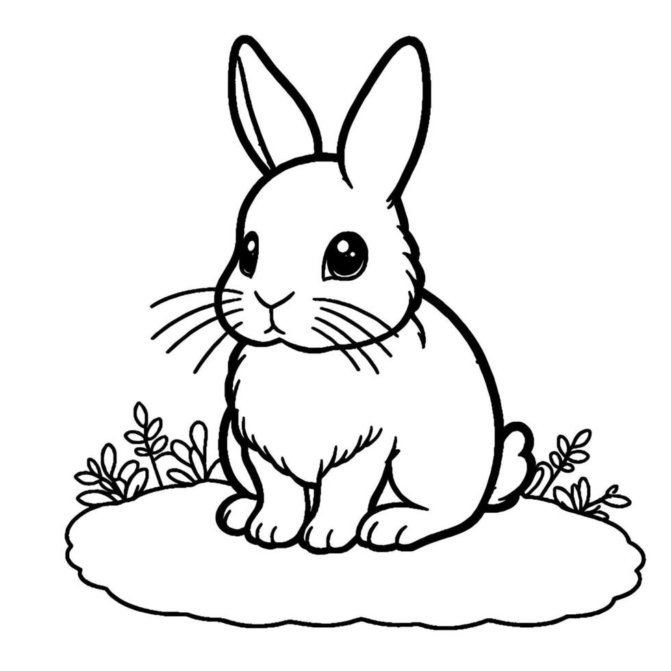 rabbit-pattern-coloring-book-34116192-vector-art-at-vecteezy
