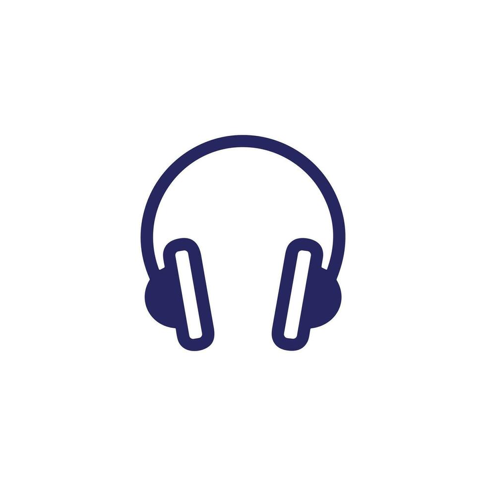 Headphone icon design vector