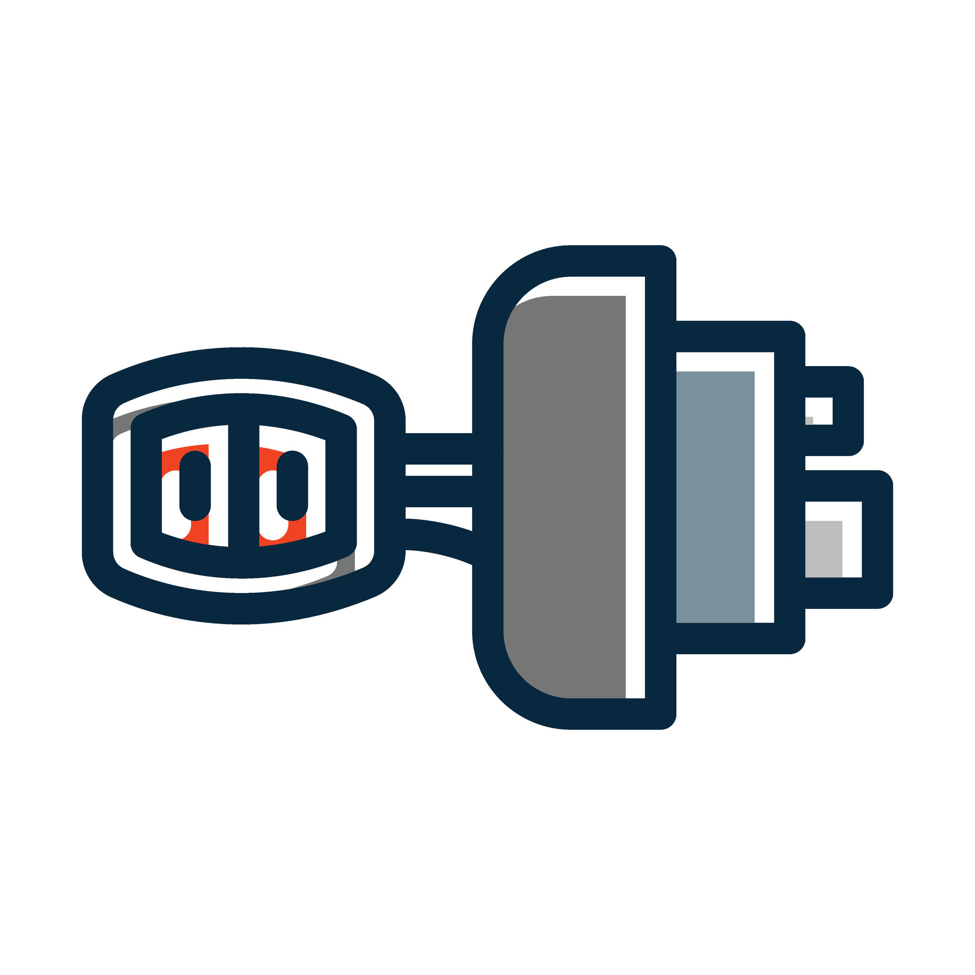 Ignition Vector Thick Line Filled Dark Colors 34116760 Vector Art at