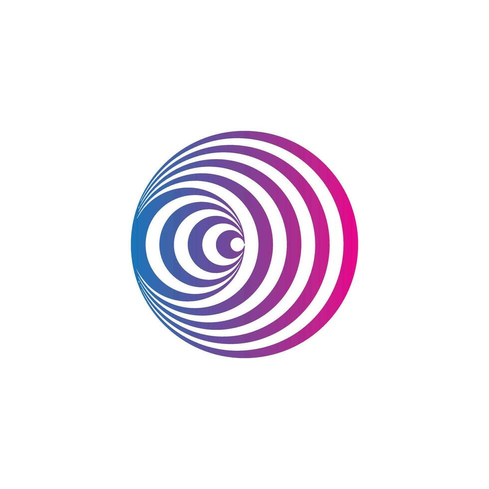 Globe logo icon vector