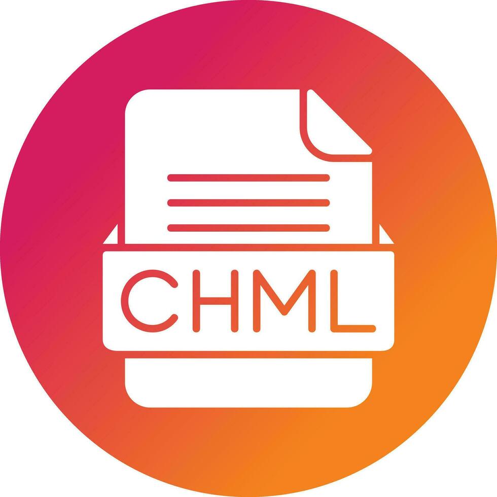 CHML File Format Vector Icon