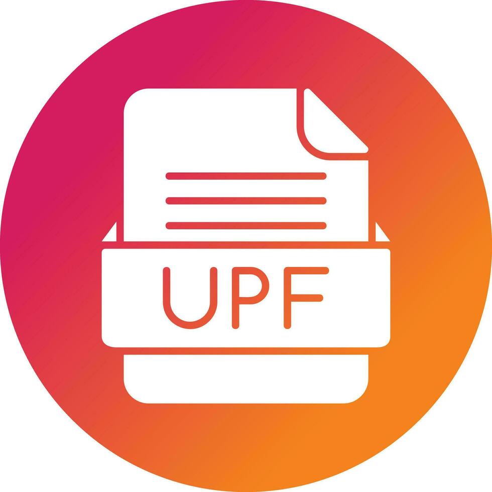 UPF File Format Vector Icon 34117688 Vector Art at Vecteezy