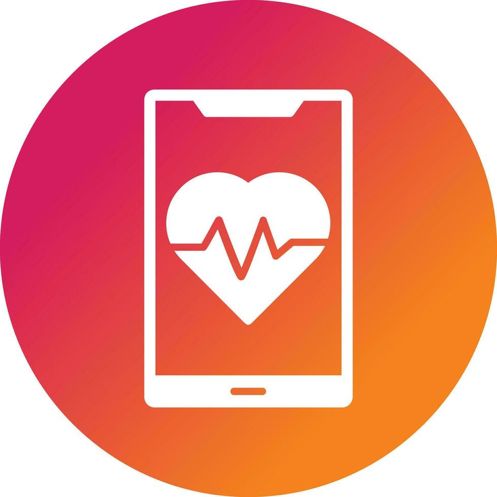 Daily Health App Vector Icon