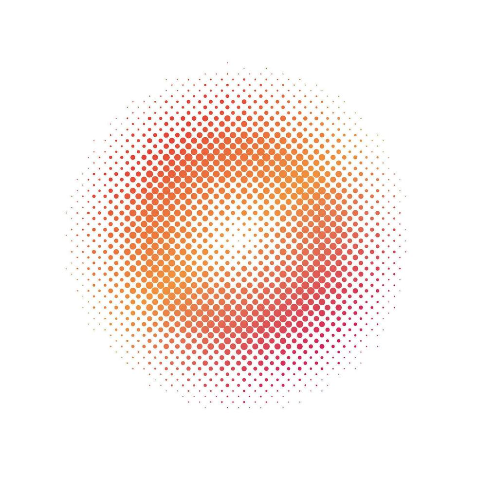 Halftone icon vector