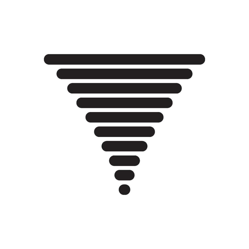 tornado icon vector