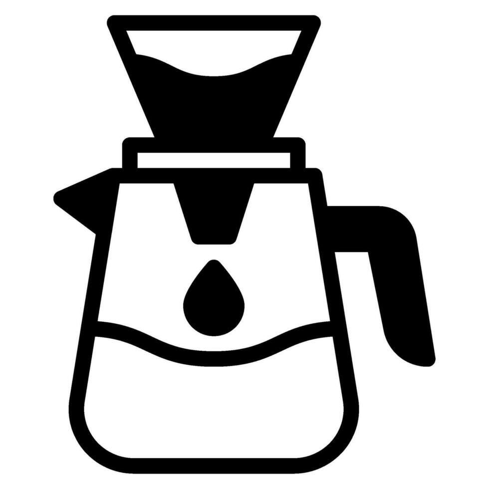 Coffee Filter Icon Illustration, for UIUX, infographic, etc vector