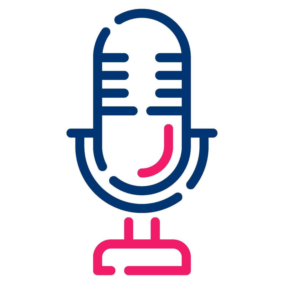 Microphone icon for web, UIUX, infographic, etc vector