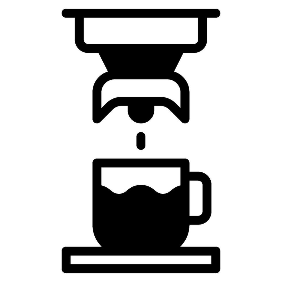 Café exprés Disparo icono ilustración, para uiux, infografía, etc vector