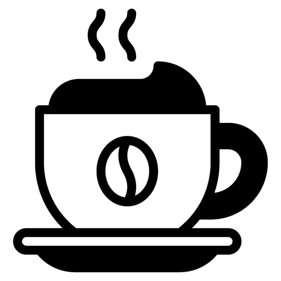 Cappuccino Icon Illustration, for UIUX, infographic, etc vector