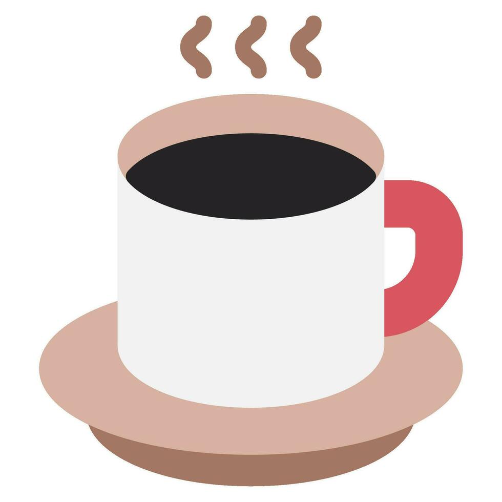 Coffee Steam Icon Illustration, for UIUX, infographic, etc vector