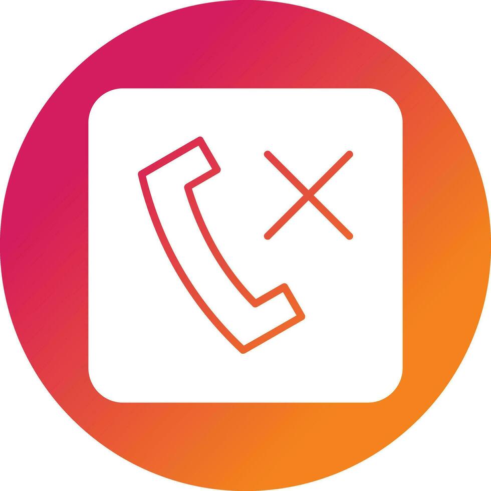 No Call Vector Icon