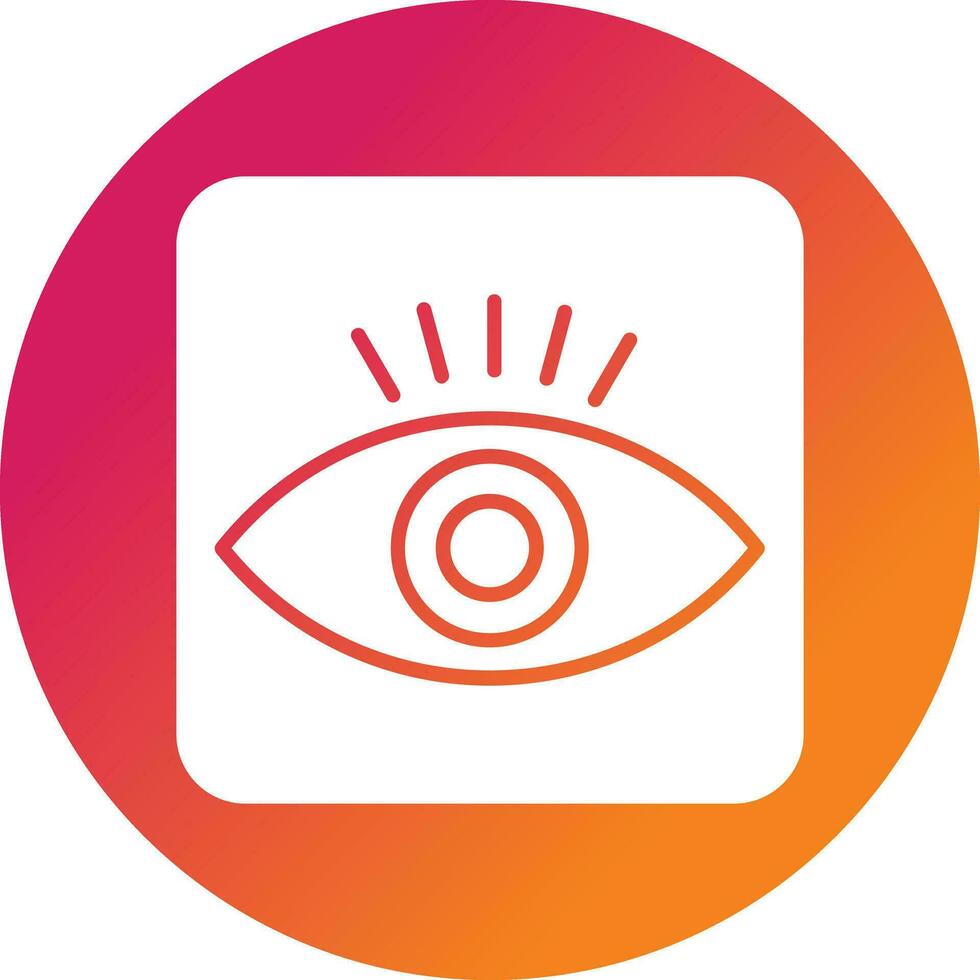 icono de vector de ojo