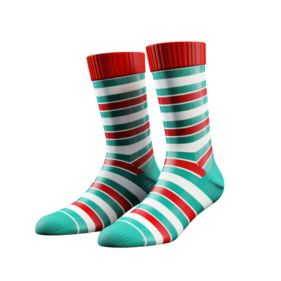 Navidad presente calcetín ai generativo png