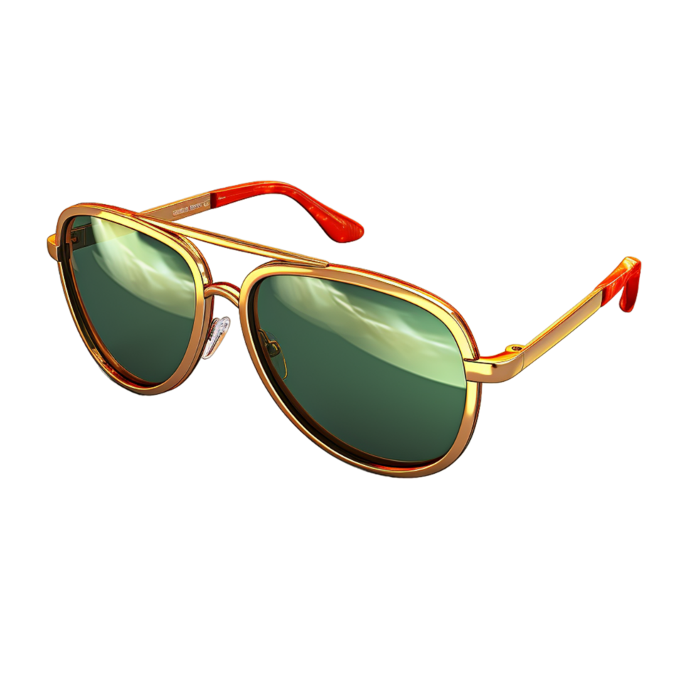 Green Sunglasses Ai Generative 34118135 PNG