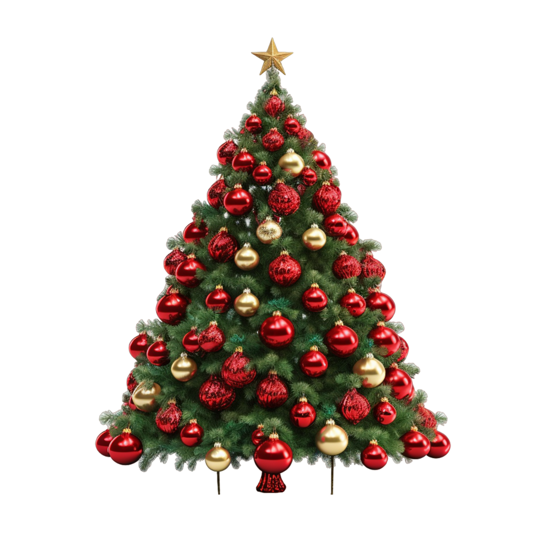 christmas-tree-balls-ai-generative-34118152-png