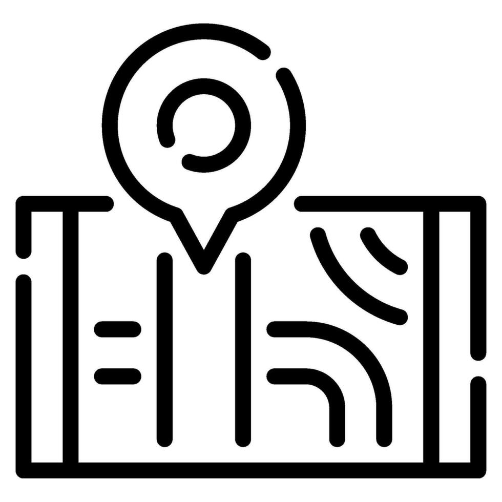 GPS Icon Illustration, for UIUX, Infographic, etc vector