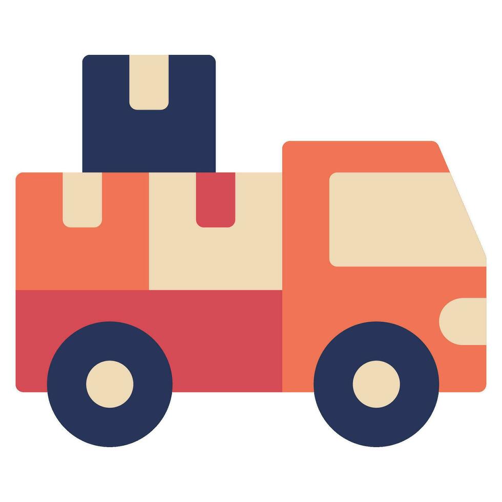 Truck icon illustration, for uiux, infographic, etc vector
