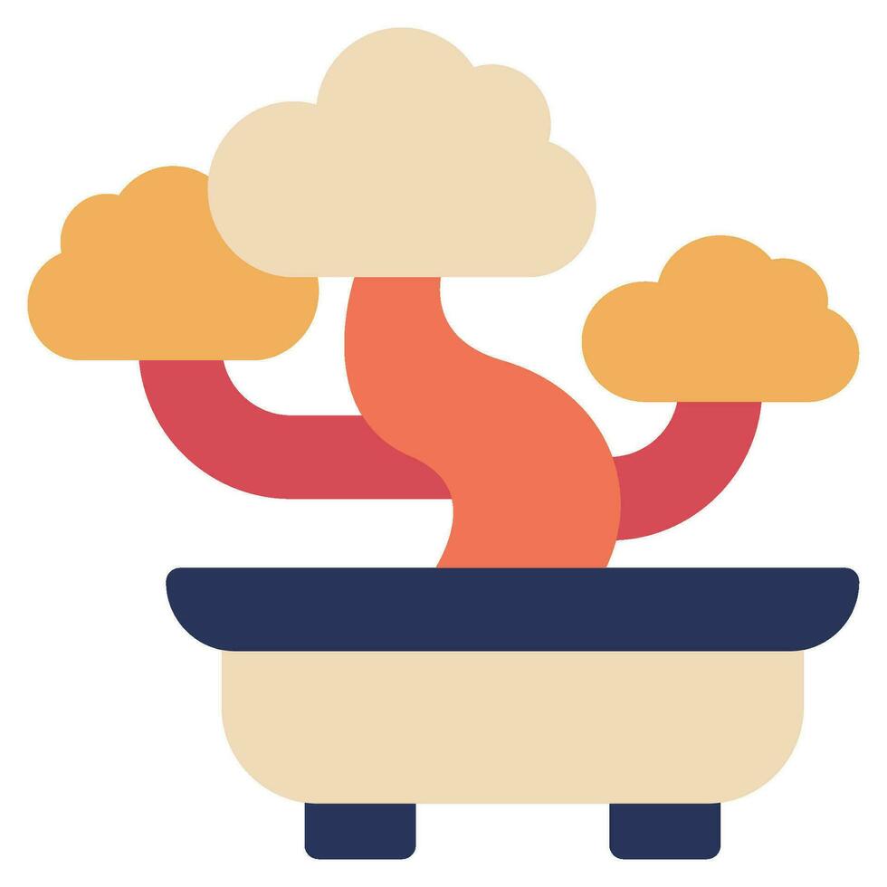 Bonsai icon Illustration, for UIUX, Infographic, etc vector