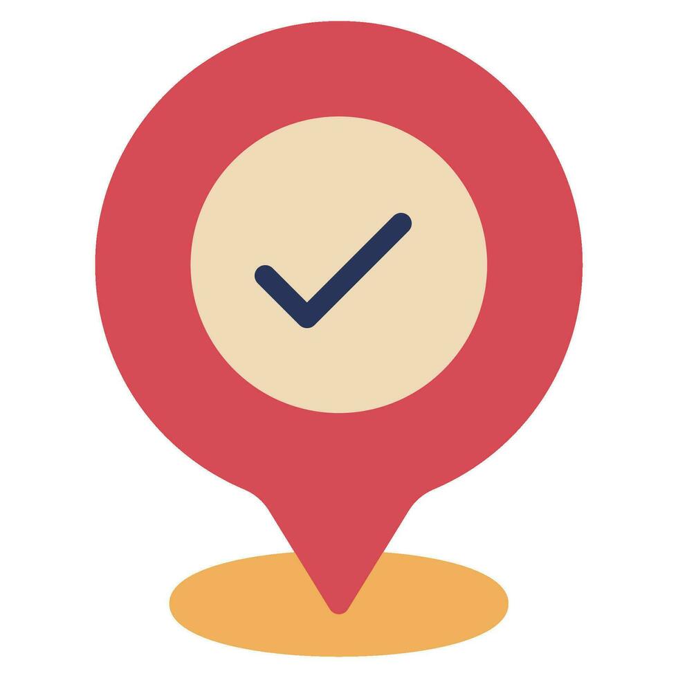 Checkpoint icon illustration, for uiux, infographic, etc vector