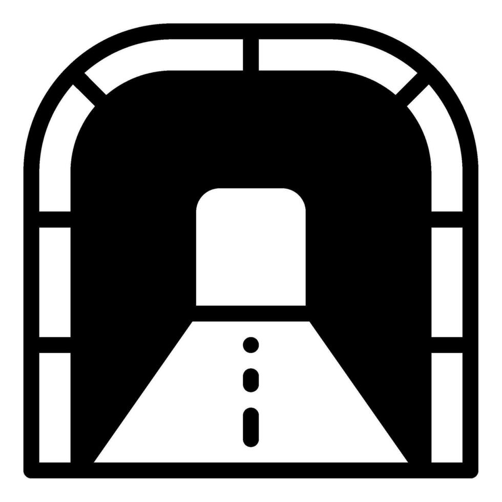 túnel icono ilustración, para uiux, infografía, etc vector