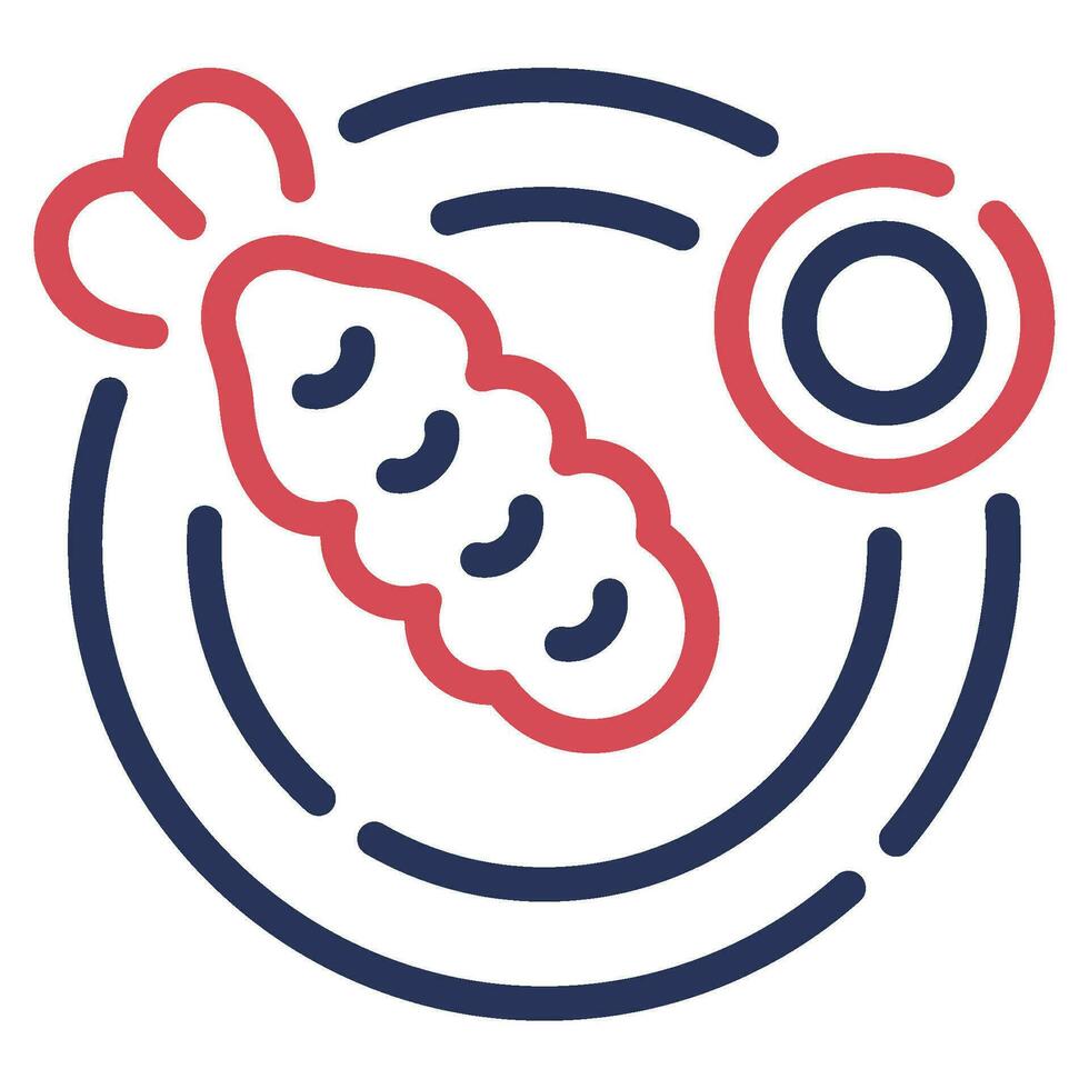 tempura icono ilustración, para uiux, infografía, etc vector