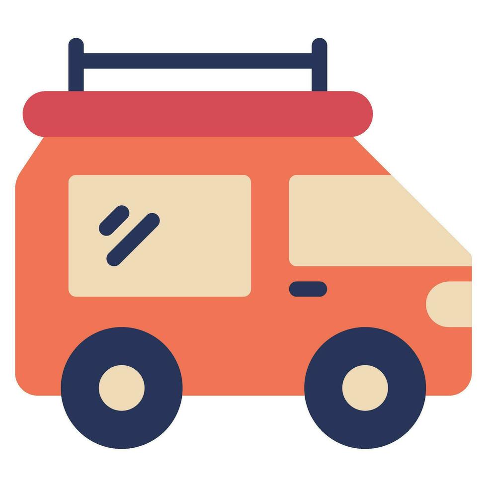 camioneta icono ilustración, para uiux, infografía, etc vector