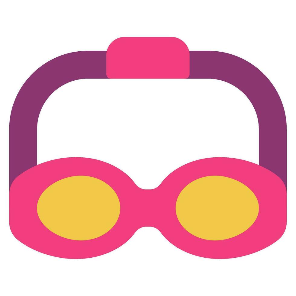 Swim Goggles icon Illustration, for UIUX, infographic, etc vector