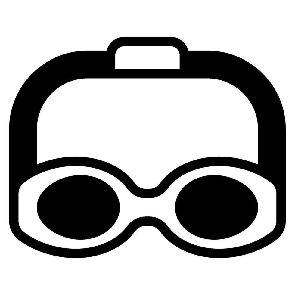 nadar gafas de protección icono ilustración, para uiux, infografía, etc vector