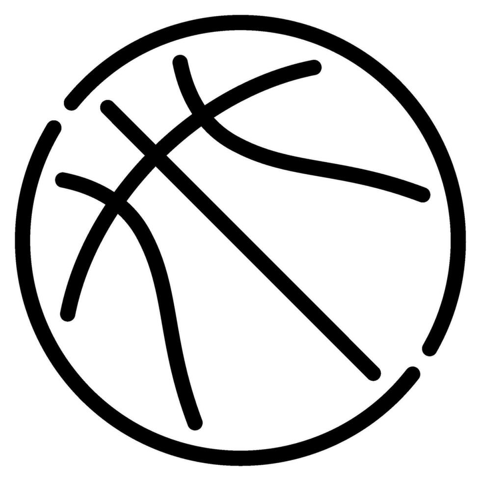 baloncesto icono ilustración, para uiux, infografía, etc vector