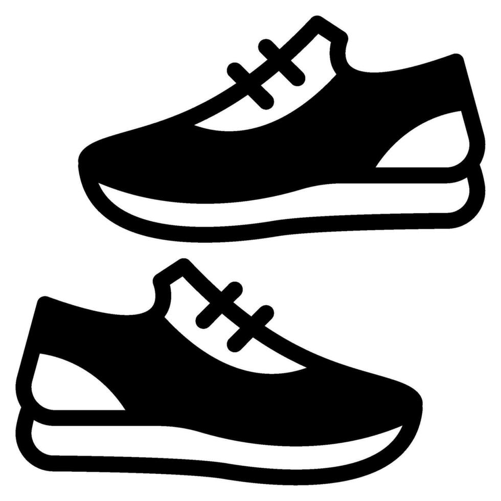 Zapatos icono ilustración, para uiux, infografía, etc vector