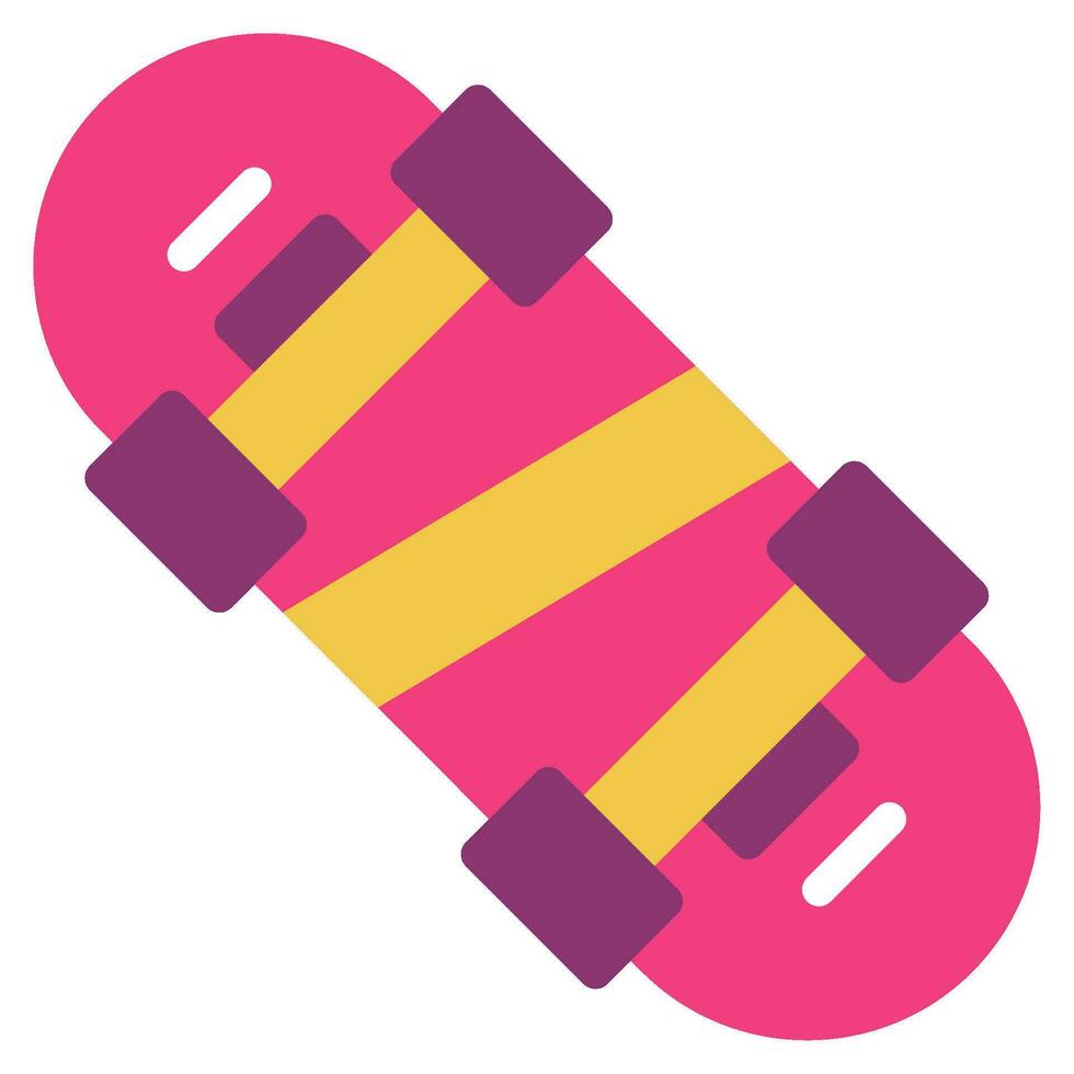 Skateboard icon Illustration, for UIUX, infographic, etc vector