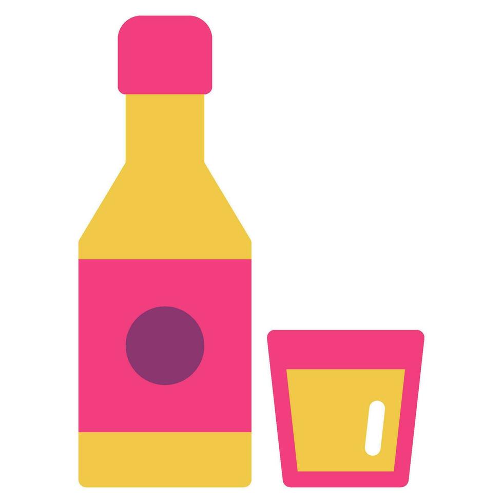 soju icono ilustración, para uiux, infografía, etc vector