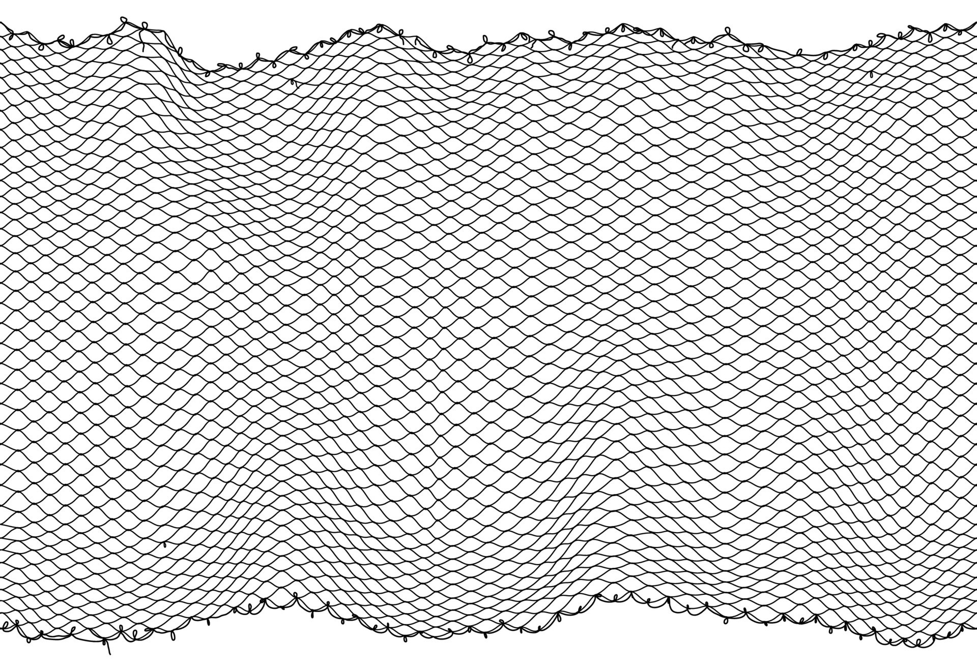 Fish net background, pattern, fishing rope 34118915 Vector Art