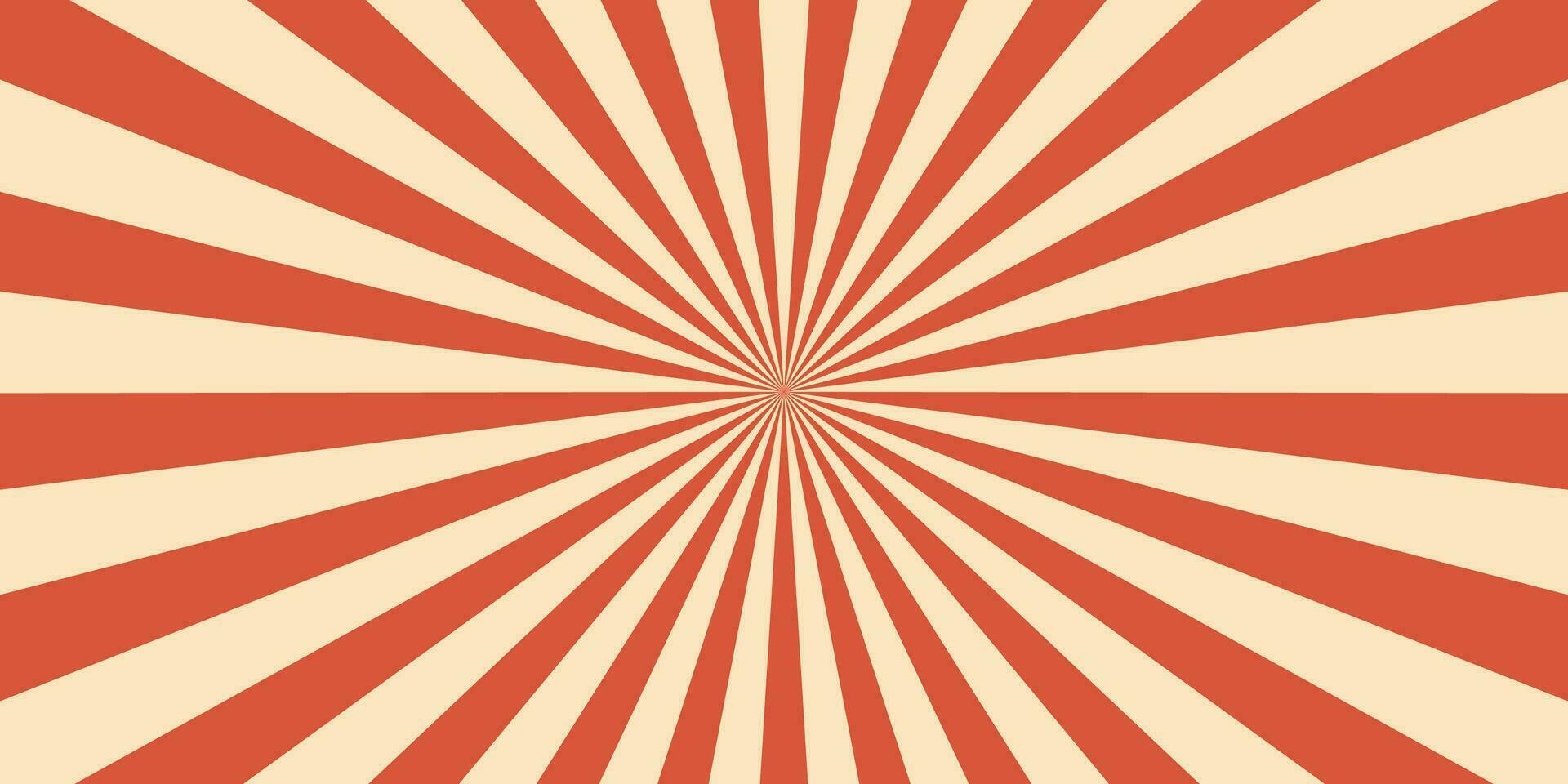 Circus carnival retro background of sunlight rays vector