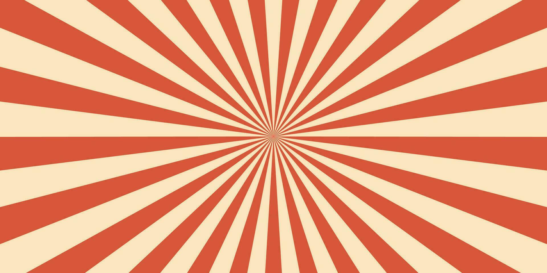 Circus carnival retro background of sunlight rays vector