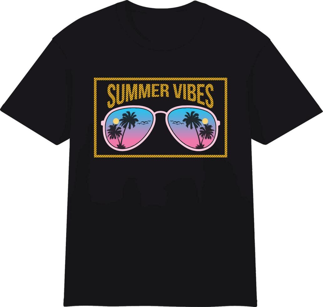 Summer T-shirt Design Vector