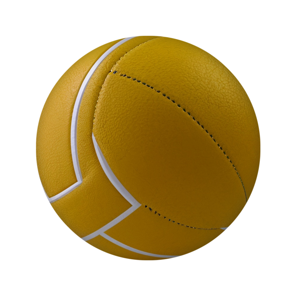 The Volleyball is isolated on a transparent background.PNG Generative AI png