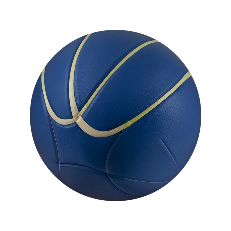 de volleyboll är isolerat på en transparent background.png generativ ai png